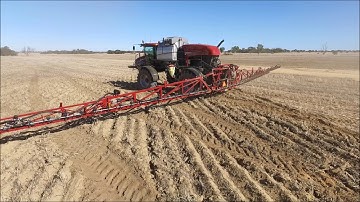 Case IH Patriot Aim Command Flex Demonstration Via Drone & Go Pro (1080P FHD)