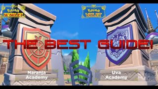 Pokemon Scarlet and Violet ALL Classes, Midterms, AND Final Exams at Naranja and Uva Academy!!