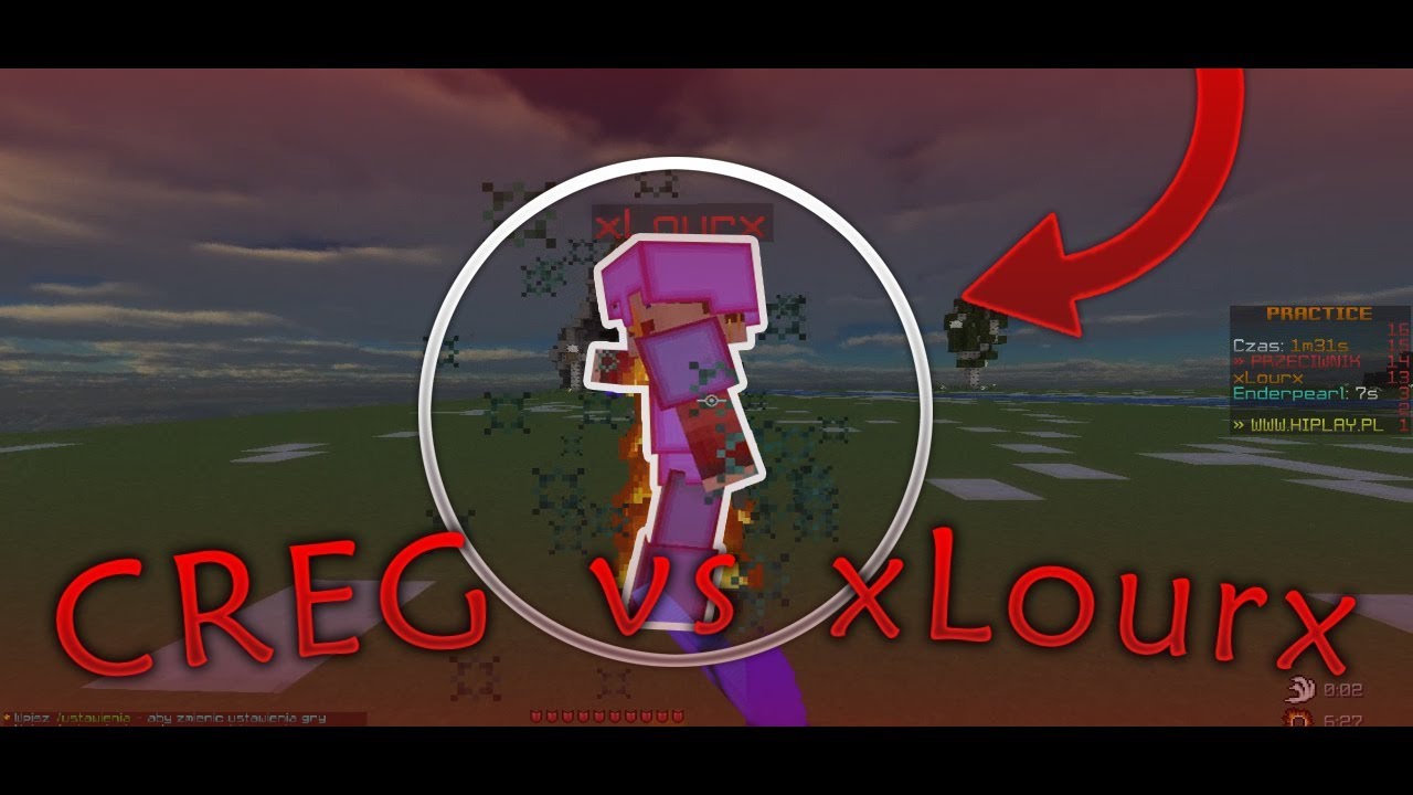 HIPLAY.PL #1 - CreguuiTV vs xLourx - Kto wygrał? Czy xLourx jest dobry w pvp?!
