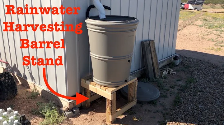 Rain Barrel Stand
