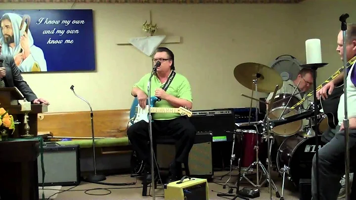 Terry Williamson speaks at church.