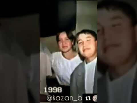 vintage clip of Kazakh kids dancing
