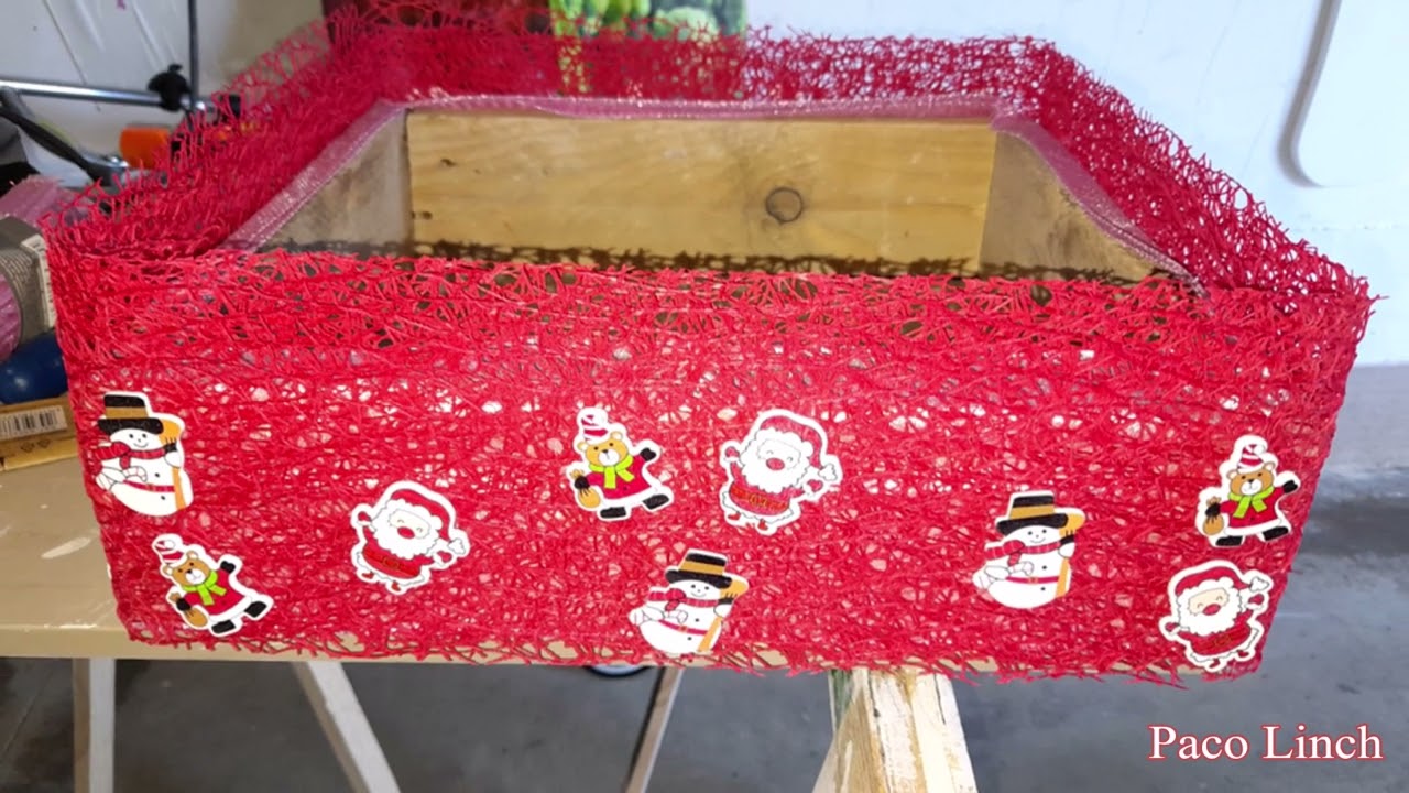 Copri Base Albero di Natale fai da te - YouTube