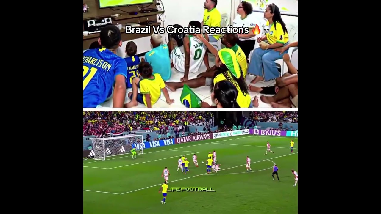 BraIl Vs Croatia Reactions ☠️