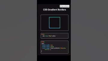 Css gradient border #css