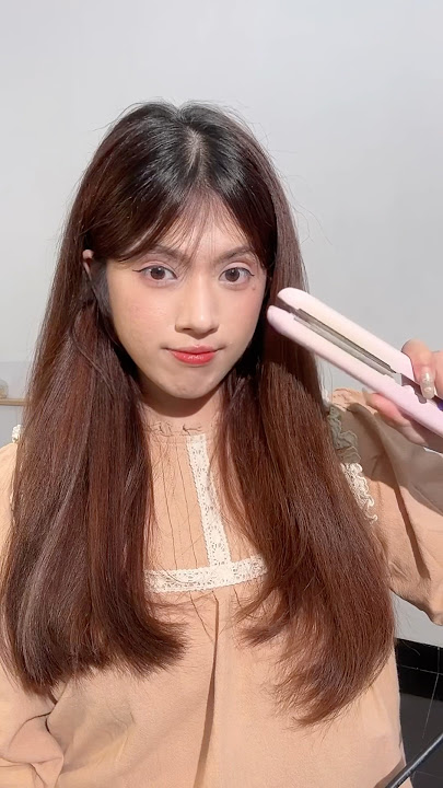 Hair Curl Hacks with straightener ✨