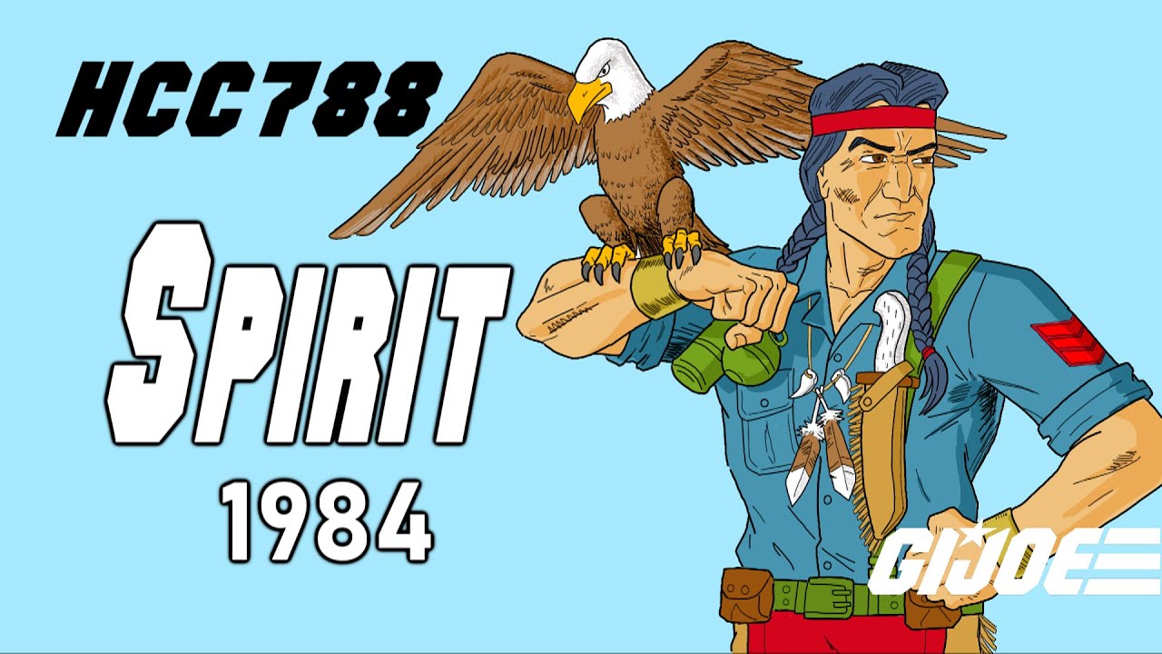 HCC788 - 1984 SPIRIT! G.I. Joe TRACKER - Vintage G.I. Joe toy 