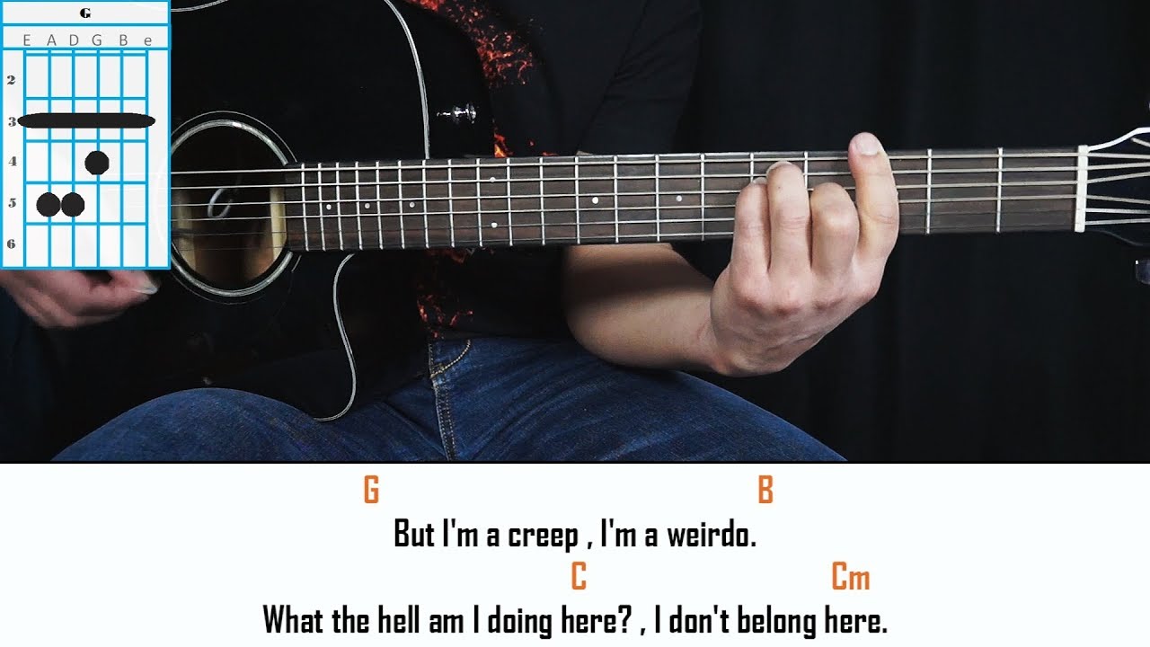 Como Tocar Creep | Radiohead | Tutorial | Guitarra Acustica - YouTube