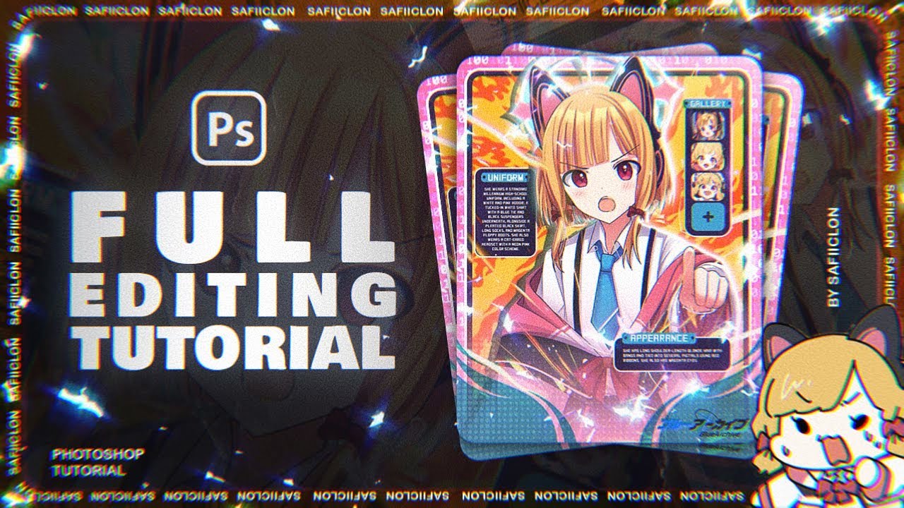 Create Anime GFX BLUE ARCHIVE Poster Design Like a Pro!