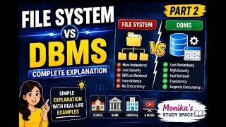 DBMS Part 2 | File System vs DBMS Explained Simply | Problems of File System | DBMS for Beginners