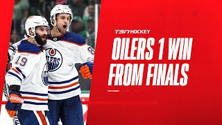 Oilers one win away from Stanley Cup final after dominant Game 5 victory in Dallas