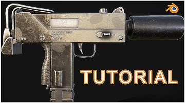 HOW TO MODEL A WEAPON | BLENDER | MAC-10 | FREE DOWNLOAD |