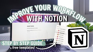 Creating an effective system on Notion that WORKS for back to school/uni! (+ templates for students)
