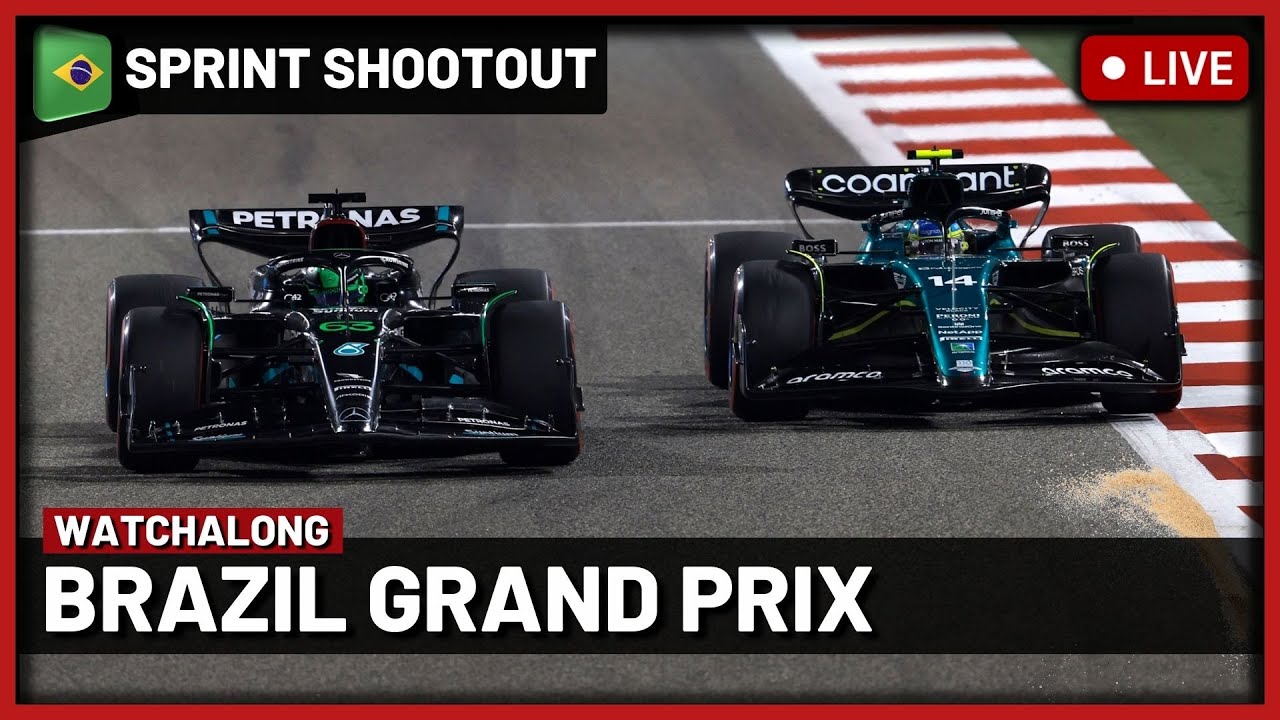 F1 Live - Brazil GP Sprint Shootout Watchalong Live timings + Commentary 