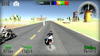 DRAG RACE DI JALANAN KOTA - Motorbike Online Drag Racing - Wheelie racing 3D screenshot 1