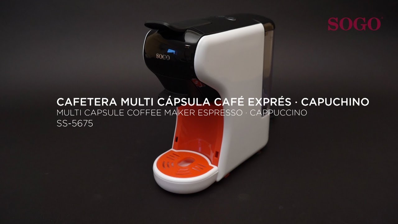 SOGO SS-5675 - CAFETERA MULTI CÁPSULA CAFÉ EXPRÉS 