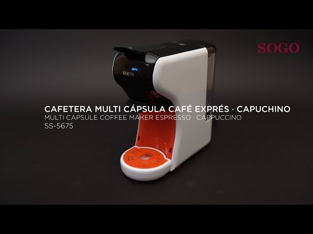 Cafetera multicápsulas café exprés SS-5675 Sogo