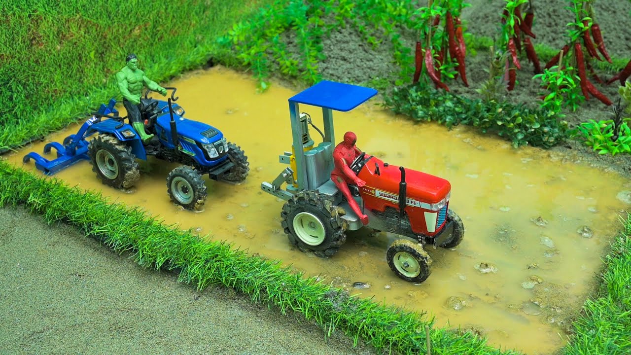 diy mini tractor making unique rotavator machine for onion farming ...