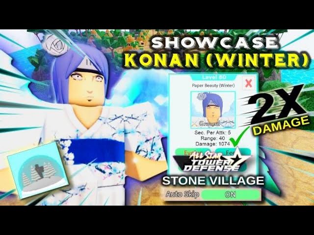 Paper Beauty (Konan), Roblox: All Star Tower Defense Wiki