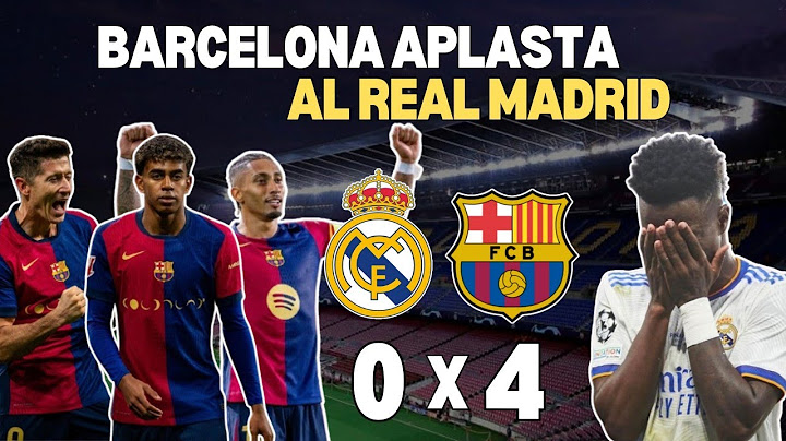 Barcelona aplasta al Real Madrid
