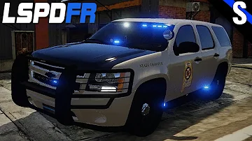 GTA V LSPDFR #141 Alabama State Police Slicktop Chevy Tahoe Police Pursuit Vehicle