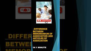 Difference Between Memorandum of Association vs Articles of Association | Class 11 Business Studies