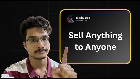 Sell Anything To Anyone With This Unusual Method