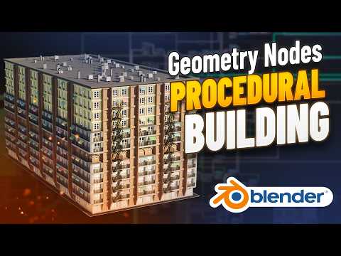 Blender PROCEDURAL BUILDING! | Geometry Nodes