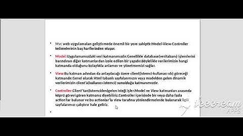 Asp.Net MVC Giriş-2 | Model View Controller Nedir | Top 10 Mvc Websites