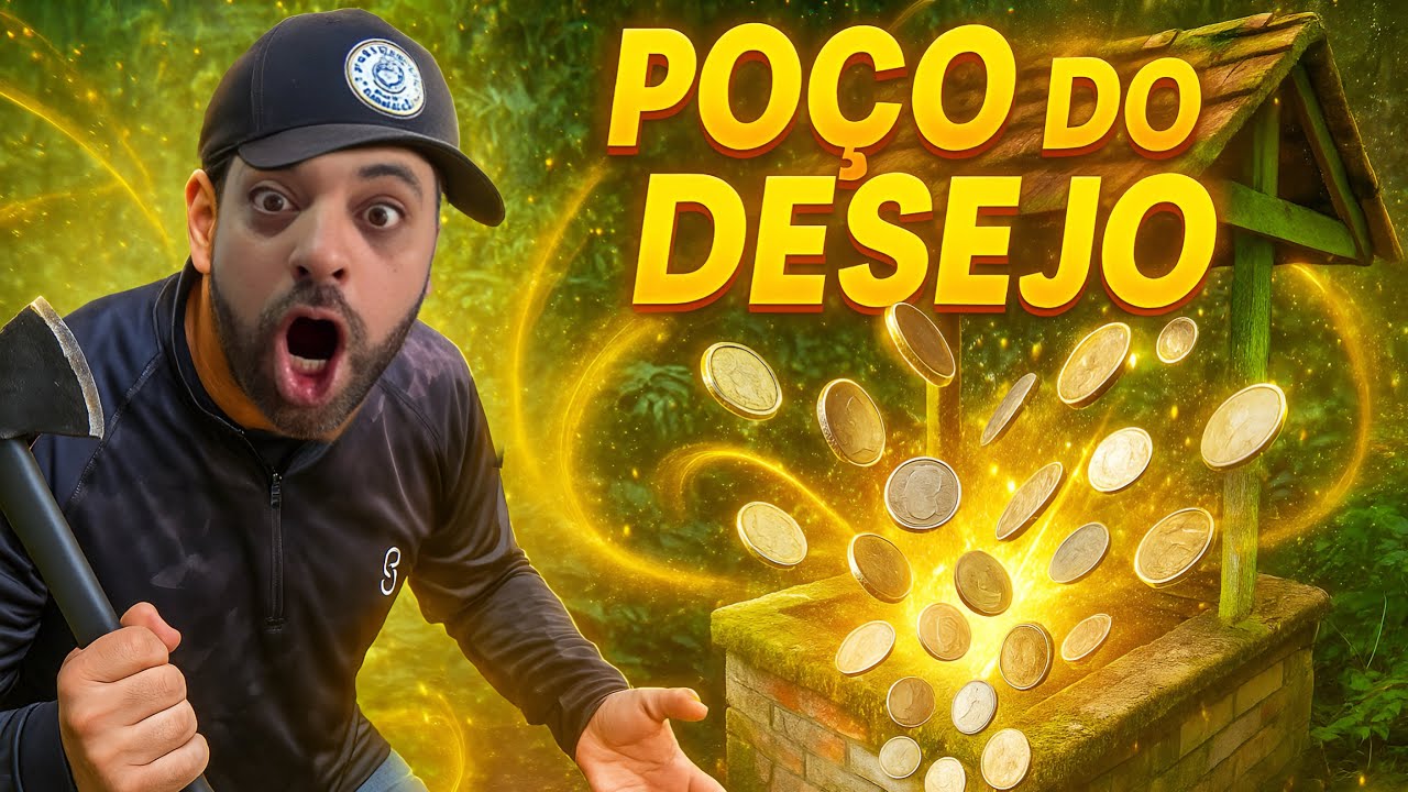 POÇO centenário com KILOS de MOEDAS que foram jogadas no fundo!