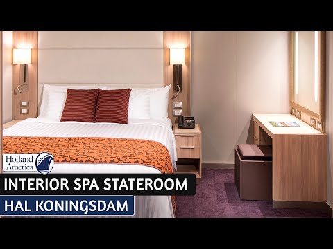 Koningsdam Interior Spa Stateroom walkthrough tour