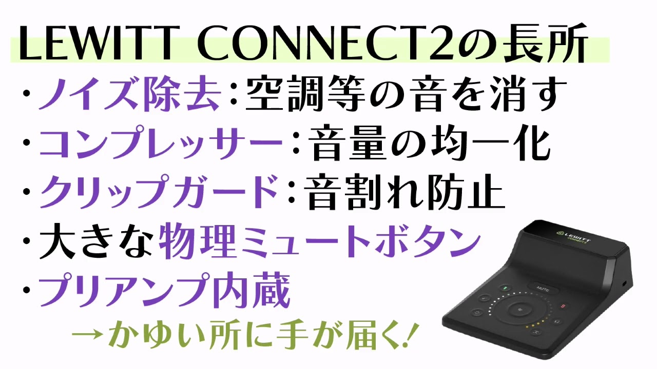 最終値下げ LEWITT CONNECT 2 LEWITT CONNECT 2｜ミュージックランドKEY