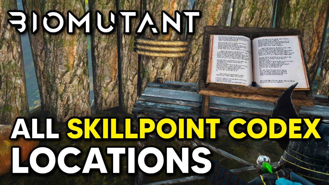 Biomutant - All Skillpoint Codex Locations (Upgrade Points)