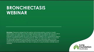 Managing Bronchiectasis through the seasons