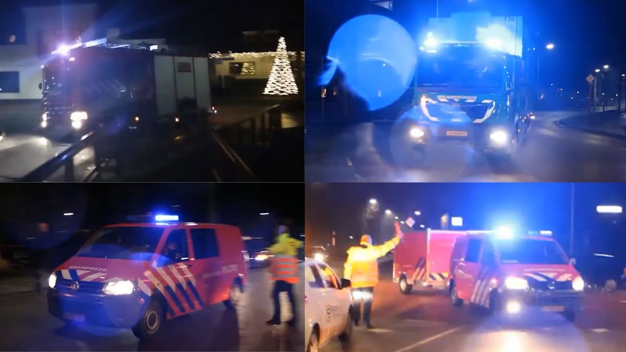 [GRIP 1 ] Brandweer Stadskanaal met spoed naar een grote uitslaande brand