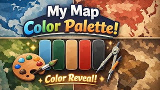 My Maps Colour Palette Reveal! 🤔