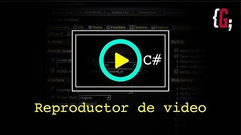 Cómo crear un reproductor de Video en C#