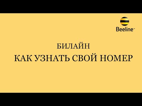 Как узнать свой номер билайн