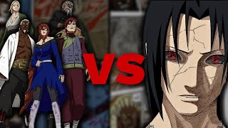 Edo Tensei Itachi Vs The 5 Kage | In Madara's Place?