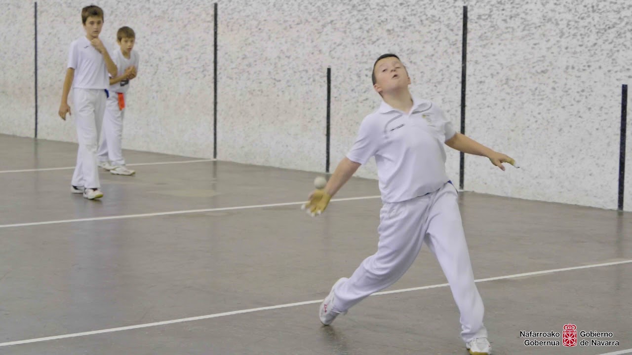 Valores y pelota vasca, torneo "Interpueblos" Atarrabia Leitza YouTube