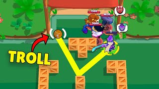 Funny Moments  Glitches  Fails 877, op trickshots troll all noobs brawl stars.