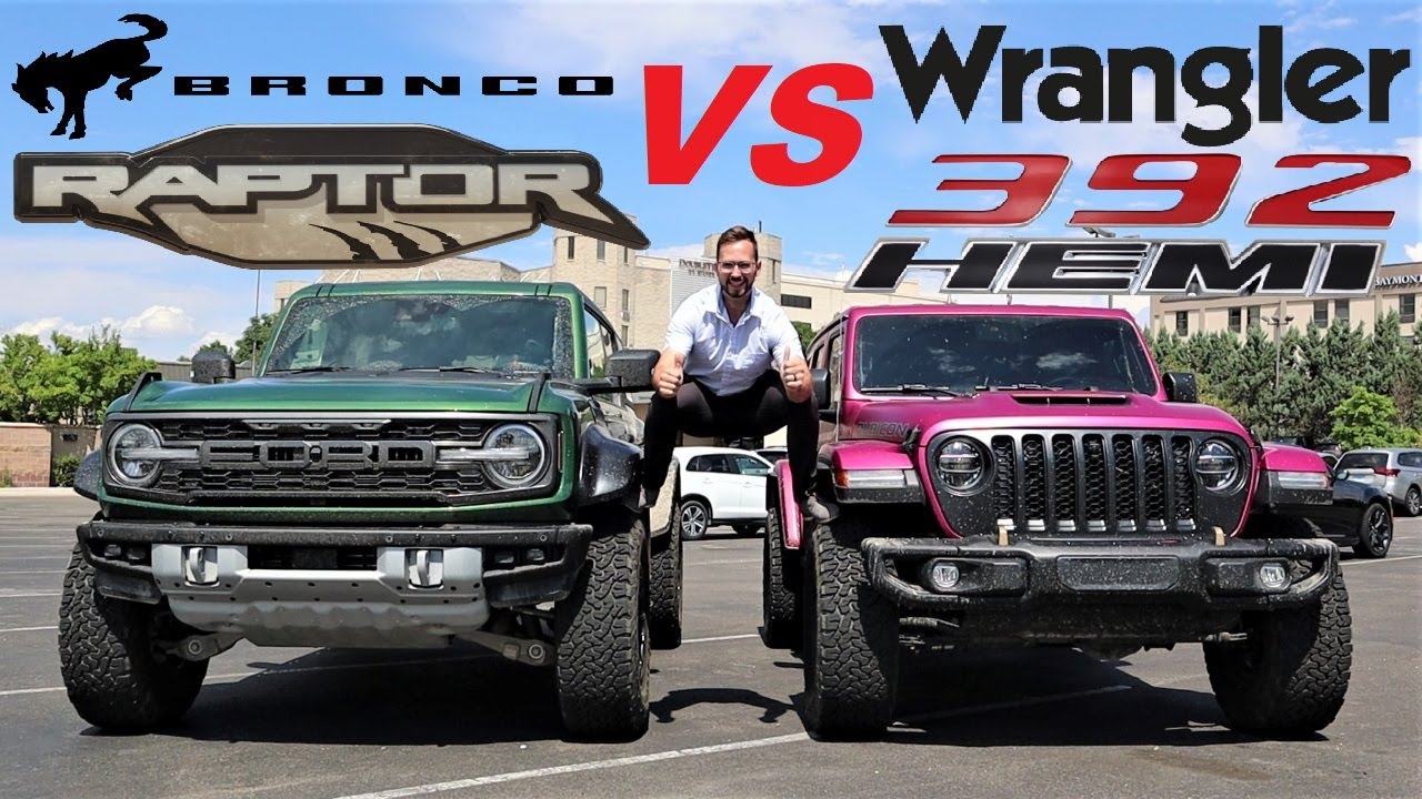 2023 Ford Bronco Raptor VS 2023 Jeep Wrangler Rubicon 392: Which One Is The  Best All-Rounder? - YouTube