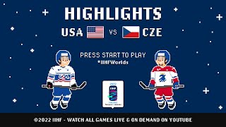 Highlights | USA vs. Czechia | 2022 #IIHFWorlds