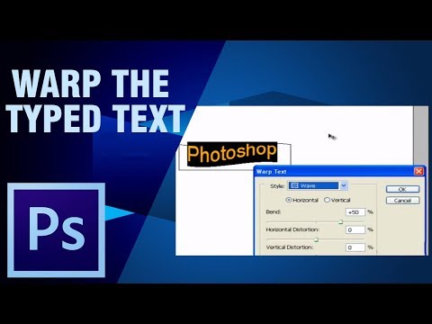 Photoshop Tutorial For Beginners | Learn How To Warp The Typed Text In Photoshop | Digital Teacher