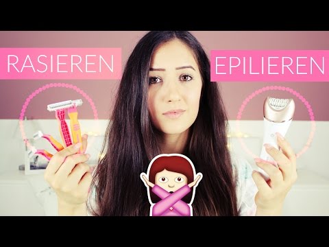 RASIEREN, WACHSEN ODER EPILIEREN 😳💦?! Was ist WIRKLICH am besten 👙?? | Diie Jule