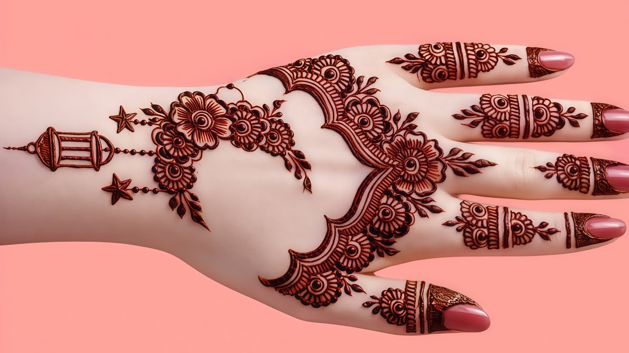 Trending Mehndi Design 2026 | Simple Floral Back Hand Mehndi