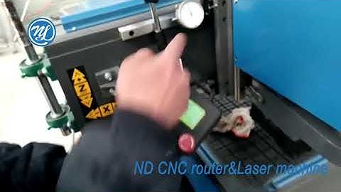 NDCNC  CNC router X Y axis stpper precision test ±0.01mm