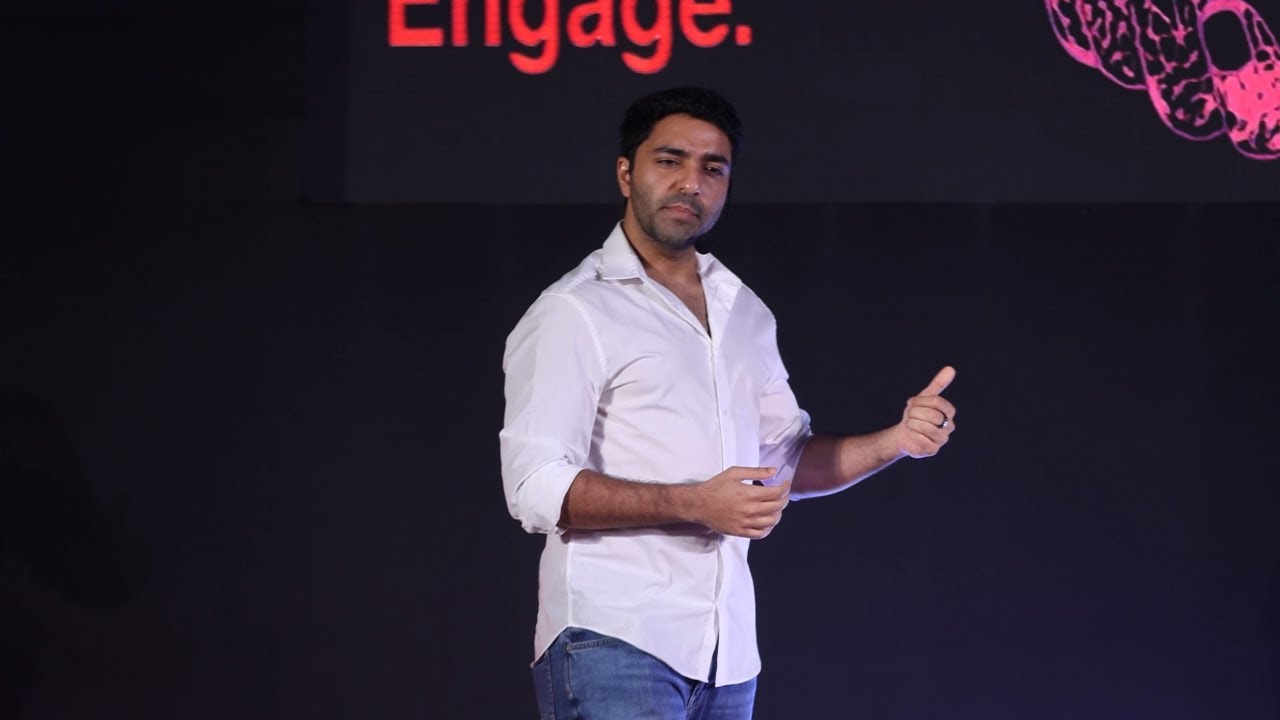Tushar Thapar on the TEDx stage