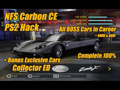 Need For Speed Carbon Collector ED PS2 100% | Hacked Save Data