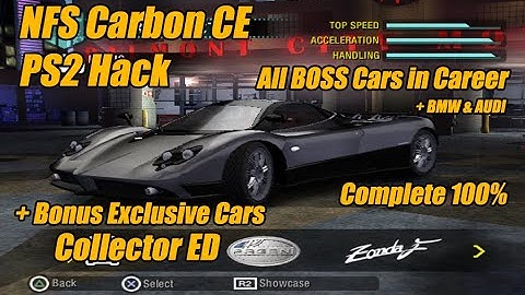 Need For Speed Carbon Collector ED PS2 100% | Hacked Save Data